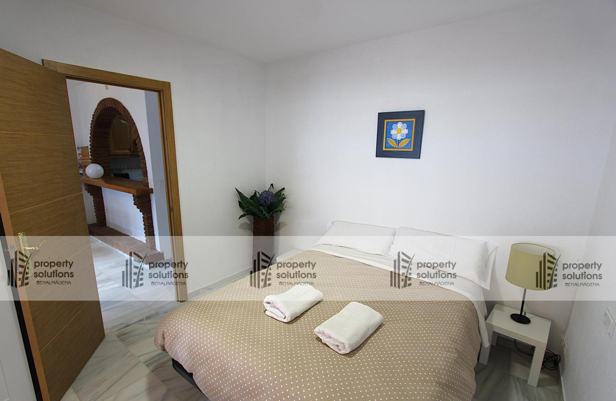 贝纳尔马德纳Pueblo Del Parque 2 - Soleada Terraza Con Jardin - Piscina Y Playa公寓 外观 照片